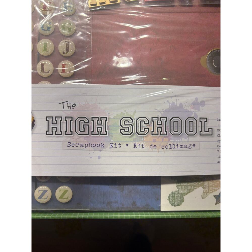 High School Theme Scrapbooking Kit with 12x12 Album New In Box - Picture 6 of 6